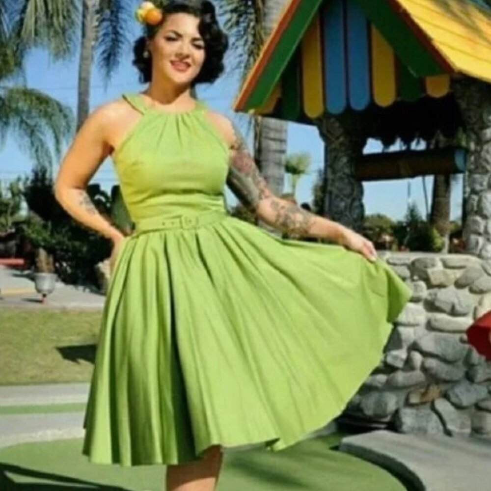 Pinup Couture Harley dress, size Medium, very good condition